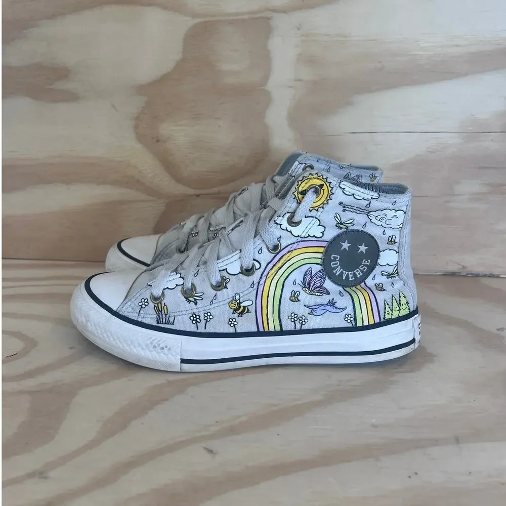Converse All Star - CT Hi Summer Camp - Sneakers - Blue - Big Kids - 4 - 667897C
